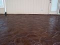 Mission Brown Blush Tone Acid Stained Concrete